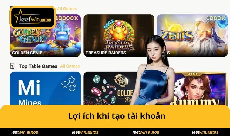 Lợi ích khi tạo tài khoản 