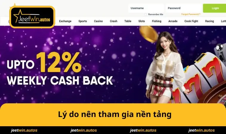 Giới Thiệu JEETWIN 3 Lý do nên tham gia nền tảng